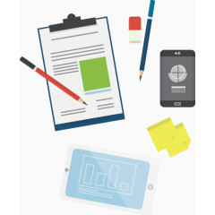 矢量手绘笔记本