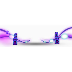 科技线条和音响