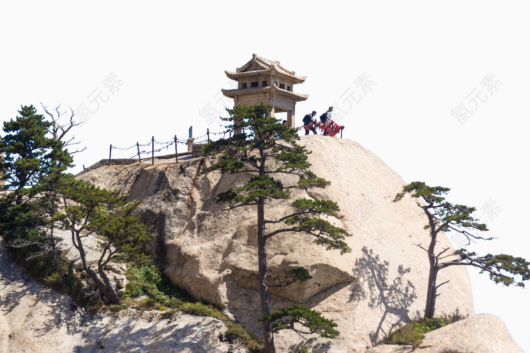 西岳华山景色
