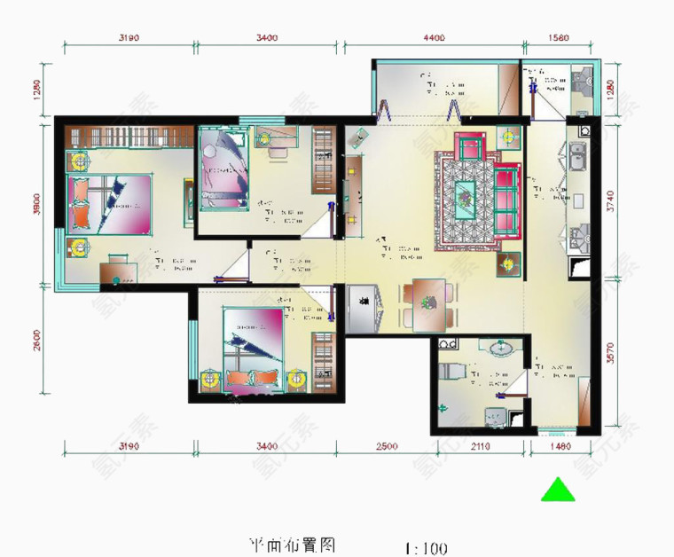 CAD????AE1/2?ae?1/4