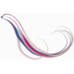 绚丽曲线线条矢量