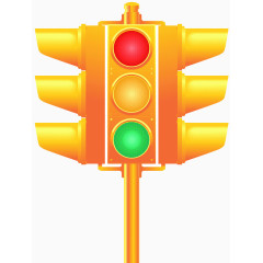 卡通交通灯