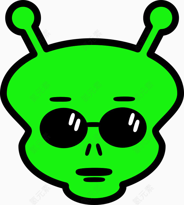 绿色的外星人