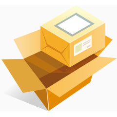 包裹物件纸盒元素