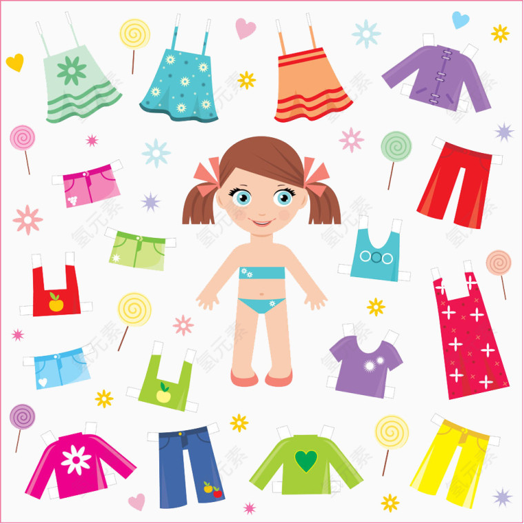 女婴孩服装搭配