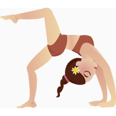 瑜珈美女健身图片