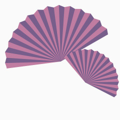 矢量艺术扇子形状