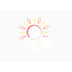 少云粉笔天气图标