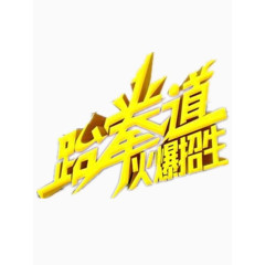 跆拳道招生宣传