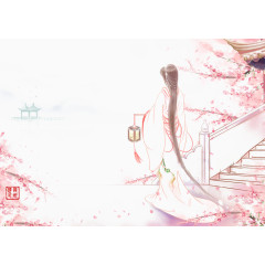 唯美古风意境插画