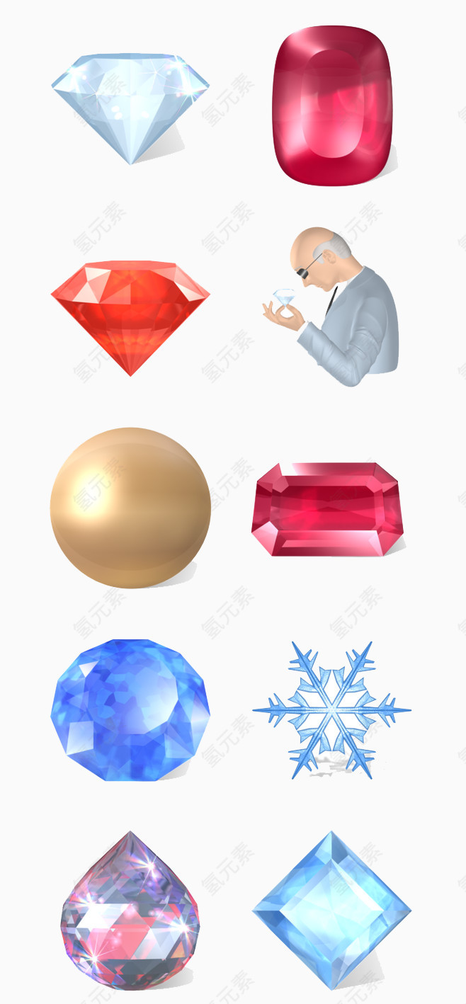 卡通水晶