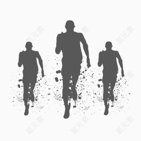 奔跑运动人像素材