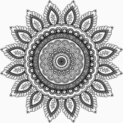 欧式古典线条花纹矢量素材免费下载