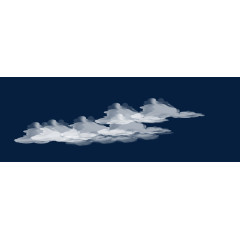 矢量白色朵朵白云装饰