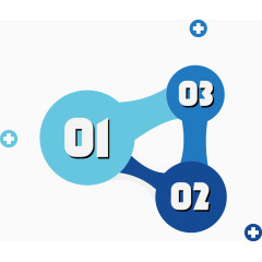 矢量创意设计交叉链条形目录图