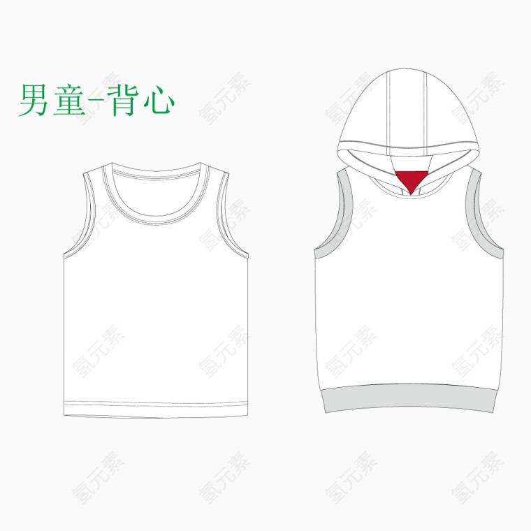 矢量童装设计图