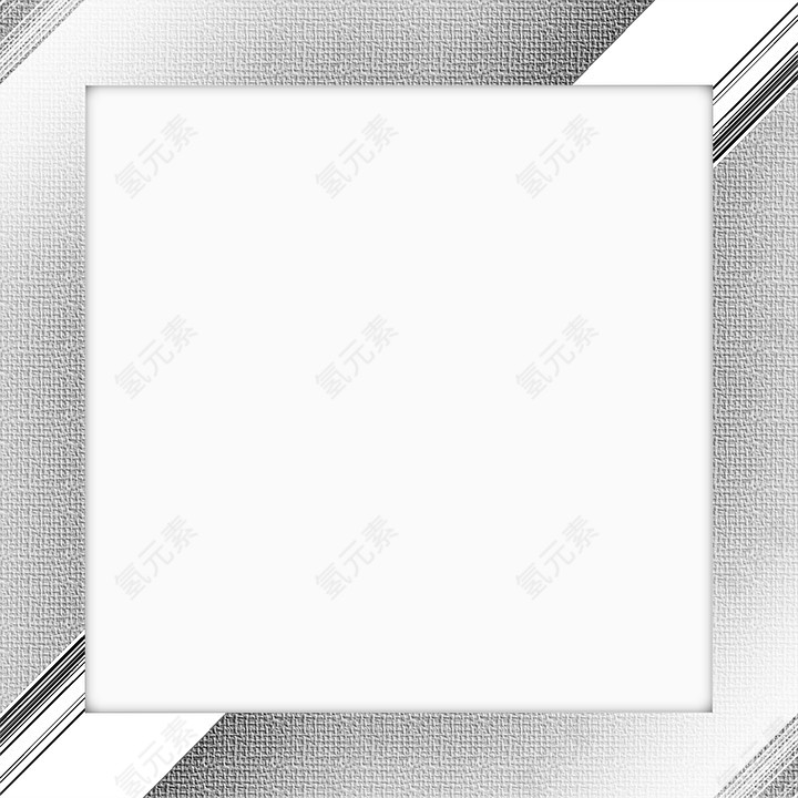 银色边框