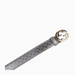 GUCCI真皮时尚休闲板扣女士腰带