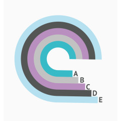 矢量ppt饼形图边框素材