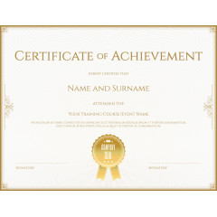 矢量荣誉证书背景边框