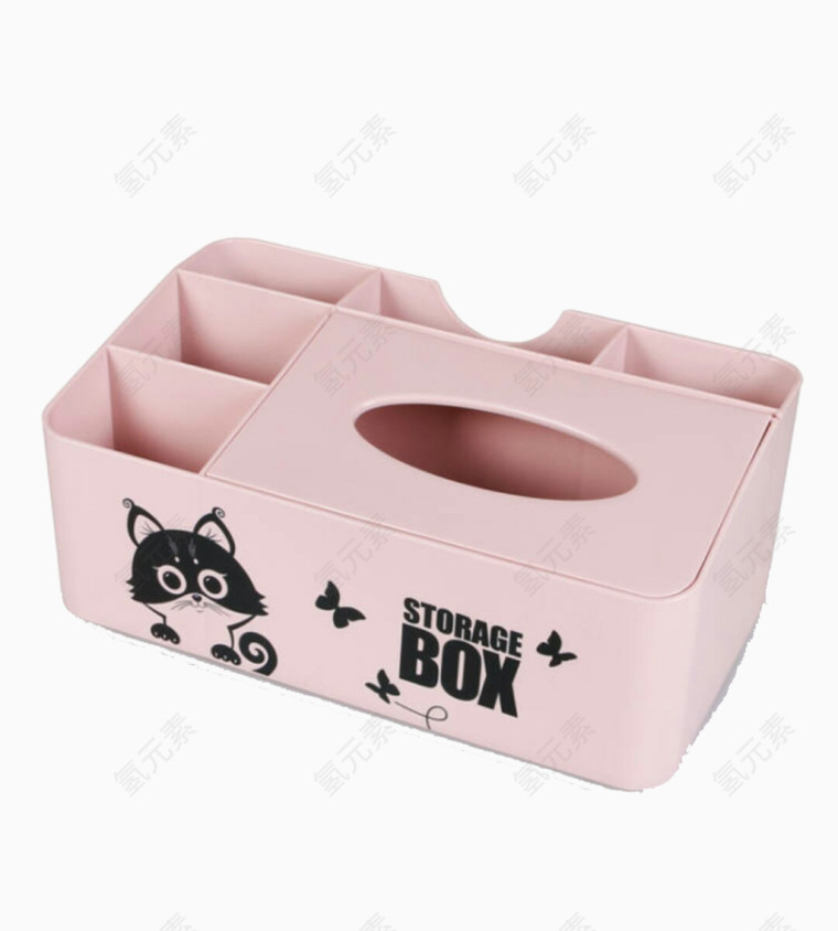 可爱小猫纸巾盒