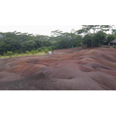 旅游景区毛里求斯七彩土
