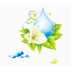 爱护水资源矢量