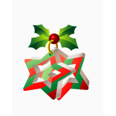 彩色圣诞树装饰物