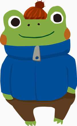可爱卡通青蛙图案