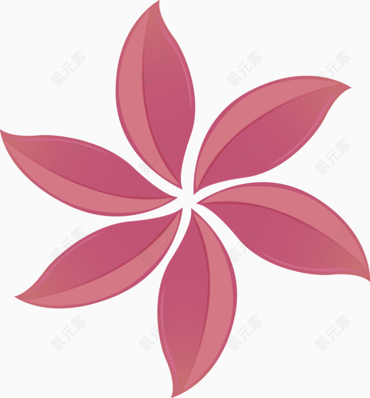 漂浮花瓣矢量图