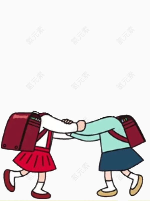 卡通小学生