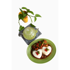 小清新黄焖鸡盖饭