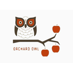 卡通猫头鹰形象设计