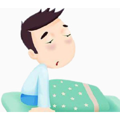 咳嗽发烧没精神卡通图
