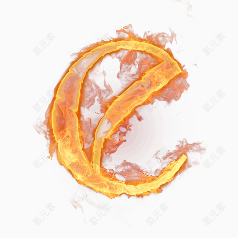 火焰字母E