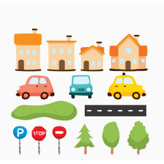 多个创建城市元素标签