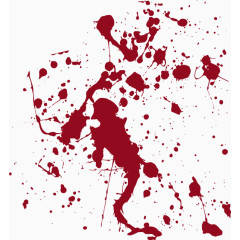 血液飞溅矢量素材