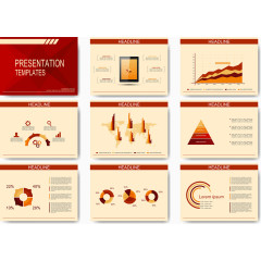 商务PPT主题矢量素材