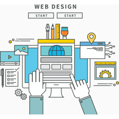 矢量电脑上的工作