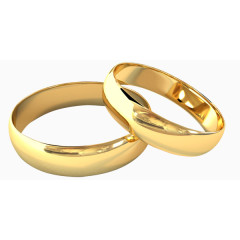 亮色金结婚戒指