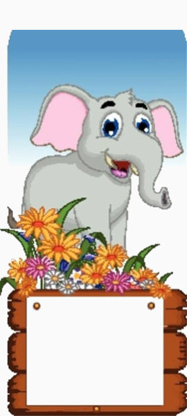 卡通大象素材