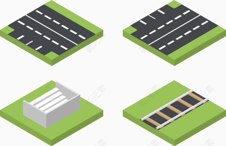 道路设计矢量免费下载