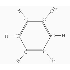 甲苯的分子结构式