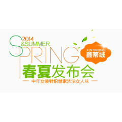 春夏发布会淘宝字体排版