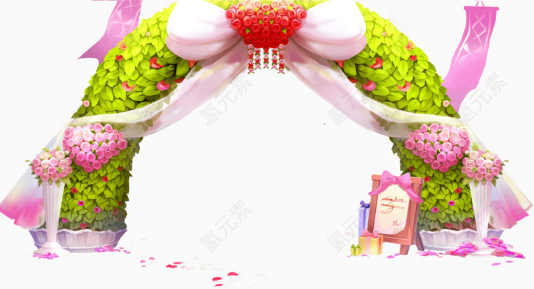 浪漫婚礼场景