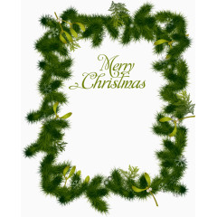 绿色清晰唯美树叶邀请函