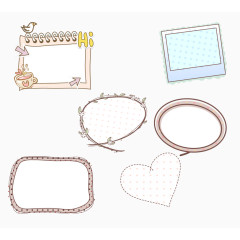 简单线条文本框