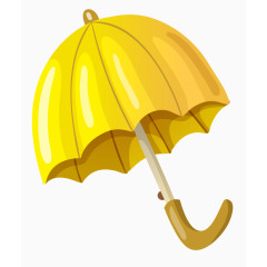 黄色雨伞