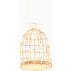 草编鸟笼免抠素材