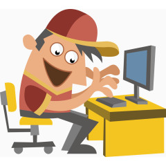 上班族卡通矢量图